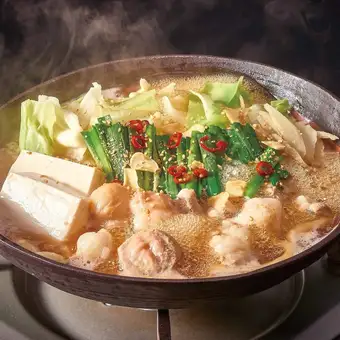 Beef offal udon hot pot (soy sauce flavor / spicy miso flavor)
