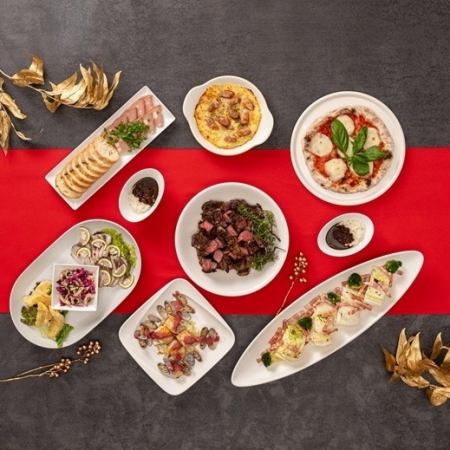 Reservations for October 1st to December 22nd [Weekday Monday-Thursday Dinner Only] All-You-Can-Eat Steak + 120-Minute All-You-Can-Drink Plan