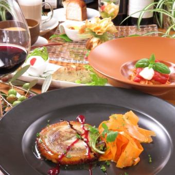 Sランチ【充実】四季monのこだわりの前菜やメイン料理を堪能！