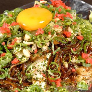 ≪炙り帆立の鉄板焼・お好み焼付≫ 定番コース 全8品 3,500円(飲み放題付+1,500円)