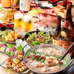 当店自慢の逸品揃い 本格もつ鍋コース 1分まるまる飲み放題付3990円 新鮮ヤキトン酒場 トントンびょうし 船橋店