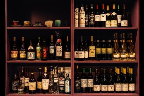 Various types of sake