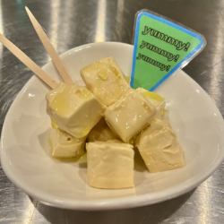 Cream cheese marinated in soy sauce