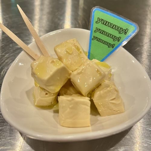 Cream cheese marinated in soy sauce