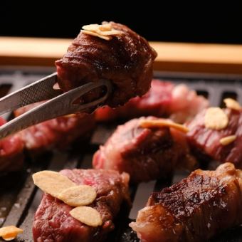 特選もつ焼きぷりもつ鍋大満足コース（もつ焼き＋ぷりぷりもつ鍋＋小鉢＋豆腐＋ちゃんぽん食放）