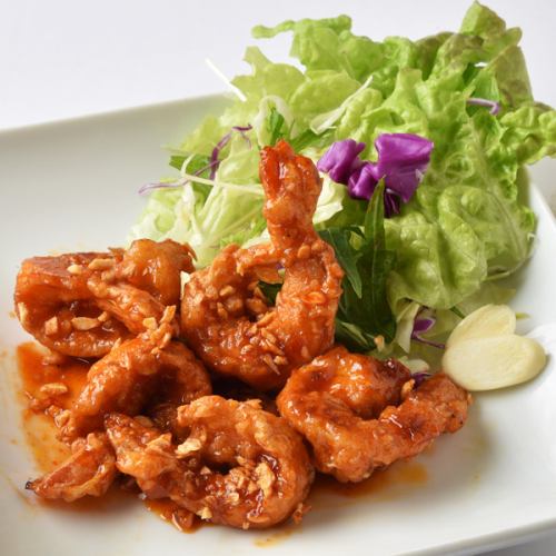 Shrimp with Garlic Chili Sauce