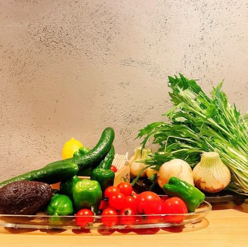 朝倉、糸島野菜を贅沢に使用