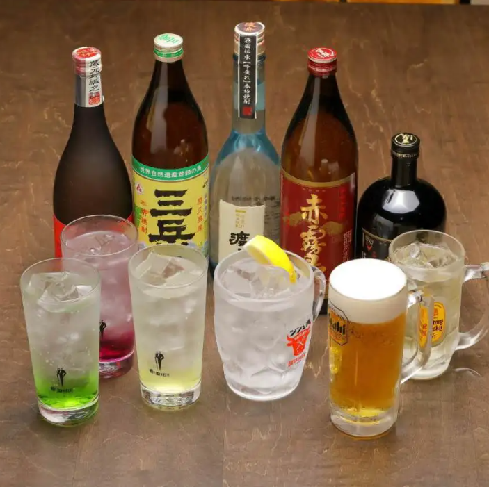 120分飲み放題2068円(税込)から3コースご用意♪お料理と共に◎