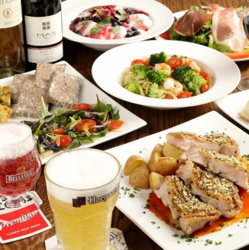 [Volume Italian course] 9 dishes + 120 minutes of all-you-can-drink included (20 minutes before LO) 4,200 yen ⇒ 4,000 yen (tax included)!