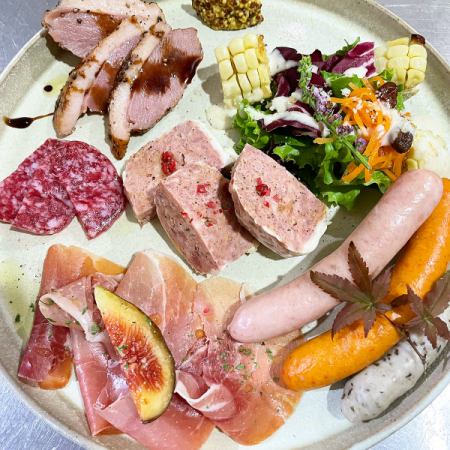 ☆Together with everyone☆ Charcuterie meat party platter