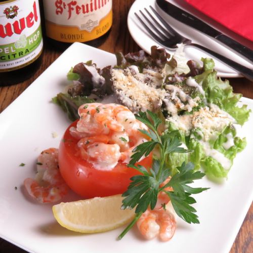 ◎ Small shrimp tartar and tomato salad ~ False tailoring ~
