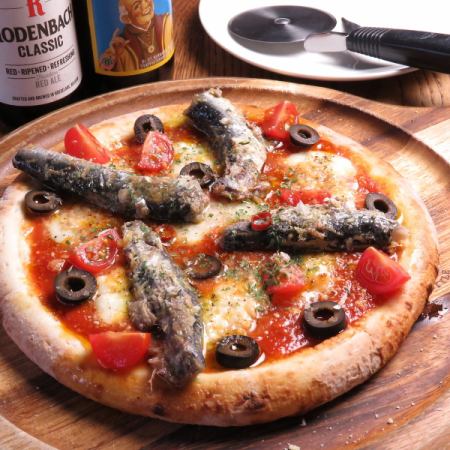 ☆ 沙丁鱼和西红柿很棒♪ 披萨！西西里安娜！☆