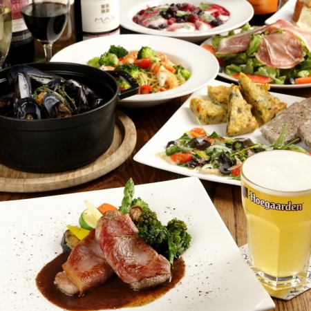 [Premium course] 11 dishes + 150 minutes of all-you-can-drink included (20 minutes before LO) 6,600 yen ⇒ 6,000 yen (tax included)