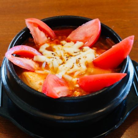 Tomato cheese sundubu