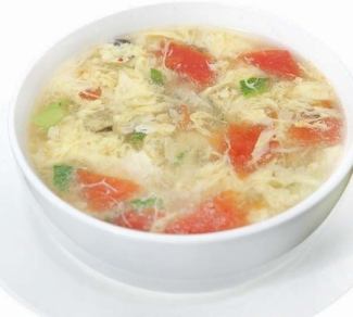 トマト玉子入りスープ