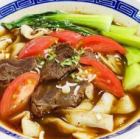 四川風牛肉湯麺(刀削麺)