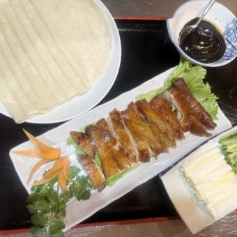 【120分ビール・生ビール込の飲み放題付】台湾庭 特製 北京ダック コスパ最強本格コース3,280円