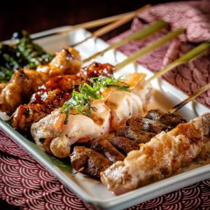 烤雞串拼盤（5串）