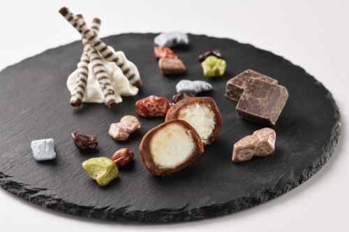 チョコレートの盛り合わせ