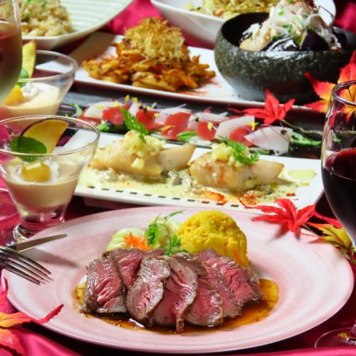 Year-end party plan with food included♪