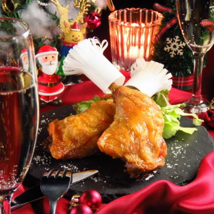 【Xmas 플랜】150분:무료 뷔페+요리 7품/5,000엔☆건배의 스파클링 와인이 서비스♪