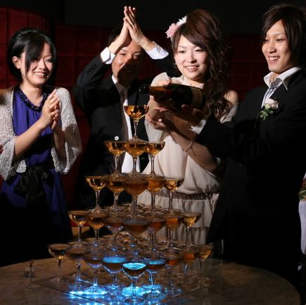 【Wedding２次会】プラチナプラン／１５０分飲み放題♪枝豆+エビのフリット+特製オードブル