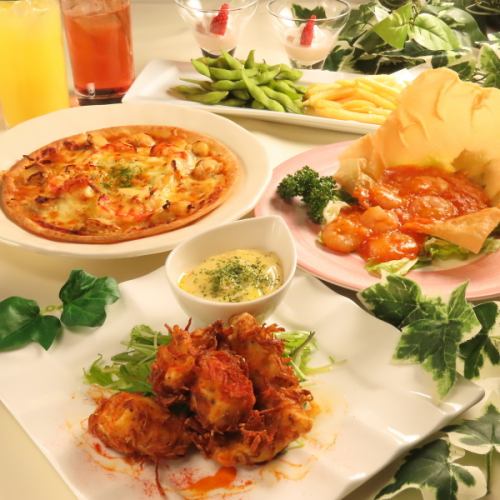 【歓迎会☆お手軽プラン】120分／軽食5品＆飲み放題（生ビール付）4,500円→4,000円クーポン有り♪