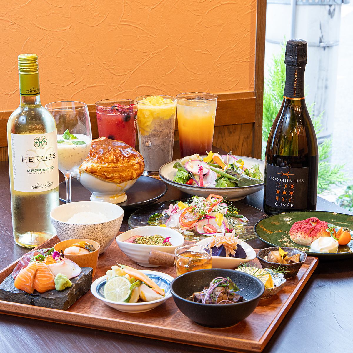 お一人からグループまで幅広く利用OK♪フレンチシェフが手がける絶品料理のビストロ！