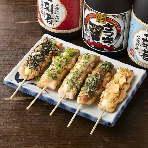 やきとり倶楽部の焼鳥♪定番~特製つくね、人気の肉巻きなど20種類以上!むね肉『グルメ焼き』もオススメ★