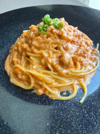 生ウニのクリームソース