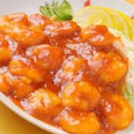 エビチリ/エビ、木クラゲと玉子炒め/白身魚甘酢かけ