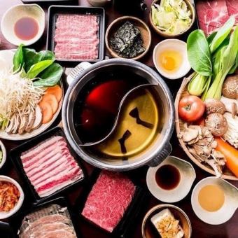 [Private room guaranteed] Special selection! ★3 hours all-you-can-drink × 9 dishes★ Luxurious meat banquet premium including chicken breast teppanyaki & beef shabu-shabu!