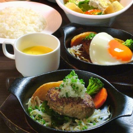 ◆Girls' party course (6 dishes in total) 1,990 yen ◆Choice of 2 types of hamburger ★Drink and dessert included *Click here after 12/26
