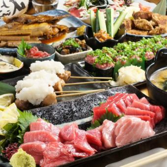 ★渔家料理套餐★ 90分钟无限畅饮 4人以上6,500日元套餐