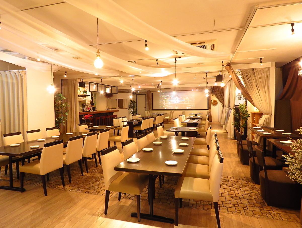 大人数での貸切パーティーも対応可。お問い合わせください。