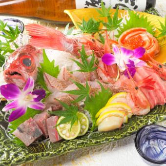 お造り五種盛り合わせ