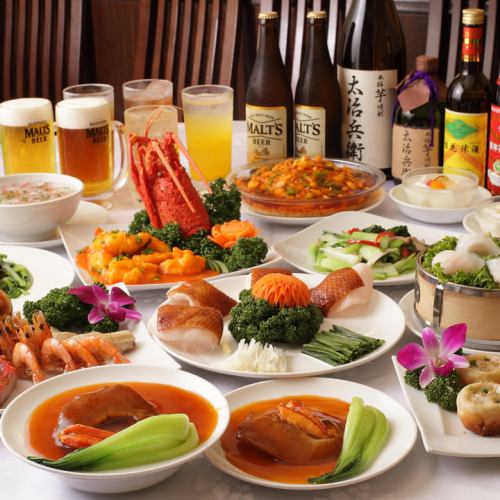 【课程】3小时半杯饮料和全友派对课程!鱼翅和北京鸭全部11件50%OFF5500日元!!!