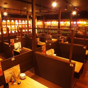 This is a popular izakaya with a maximum of 120 people and a maximum of 248 seats!