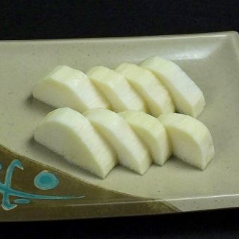 Homemade long potato wasabi