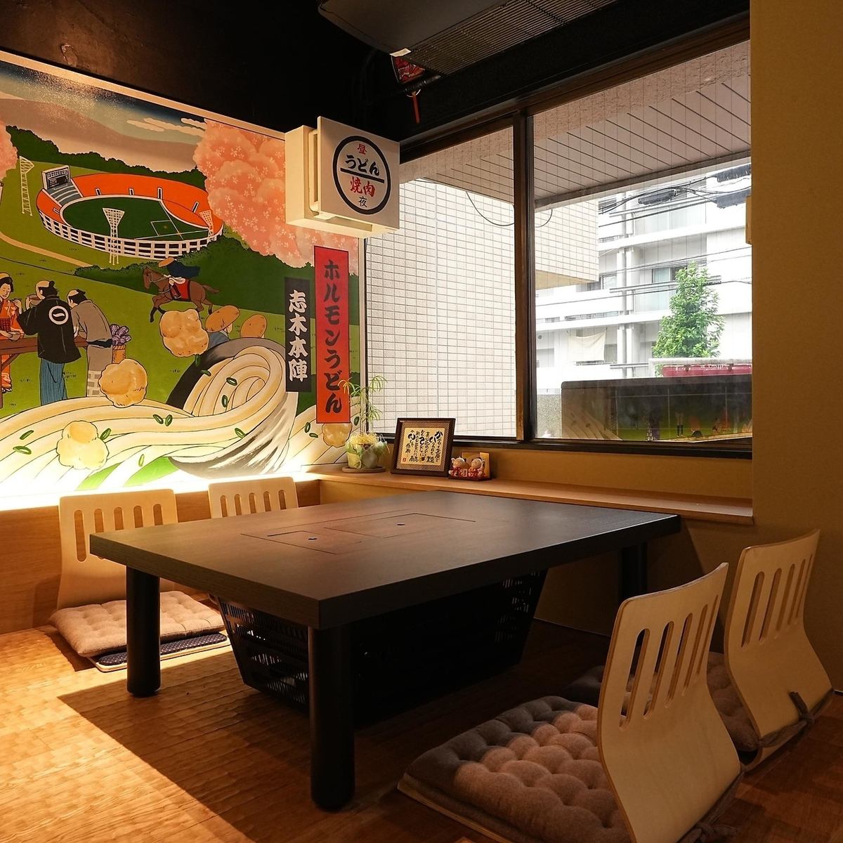 お座敷席ございます！家族団らんのお食事にもオススメです。