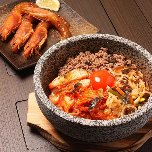 Stone-grilled bibimbap