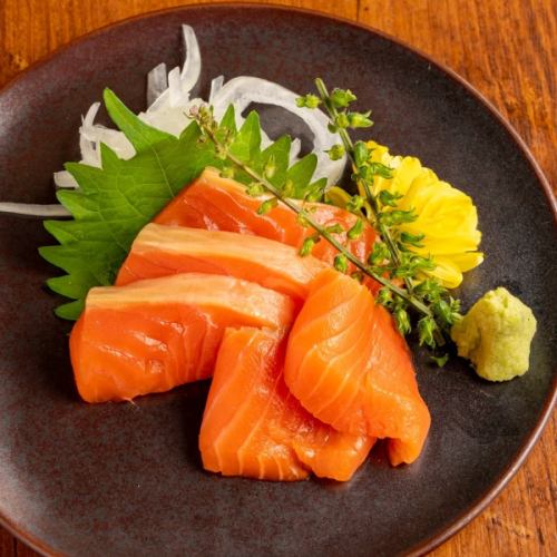 Salmon sashimi