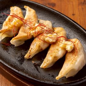Iron plate garlic butter dumplings (5 pieces)