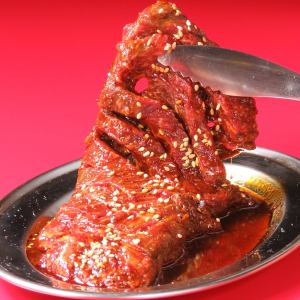 Pot-pickled BBQ large skirt steak