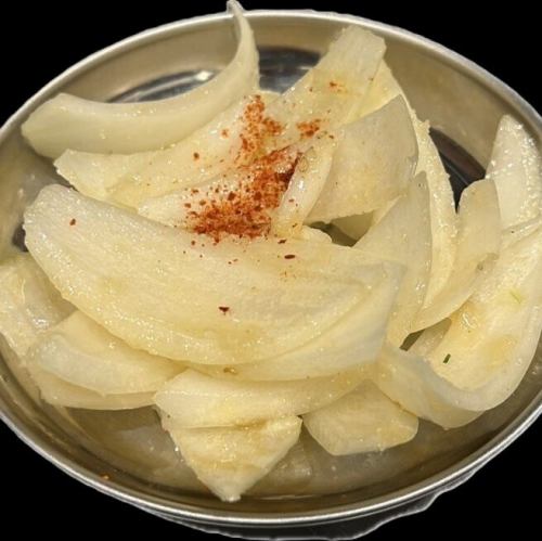 Onion and garlic grilled
