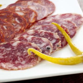 Iberian bejota chorizo and salami platter
