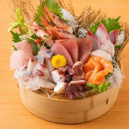 旬魚3点盛り合わせ/5点盛り合わせ/7点盛り合わせ