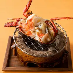 伊勢海老の炭火焼
