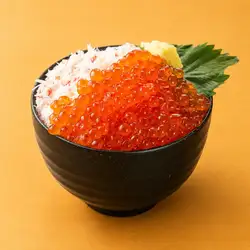 蟹いくら丼
