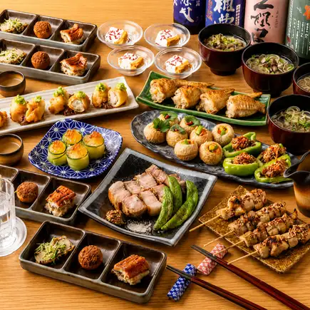 ■3H飲み放題付き『絢爛コース』下が牛タン焼きに本日のお造り5種舟盛り等<全9品>6000円⇒5000円